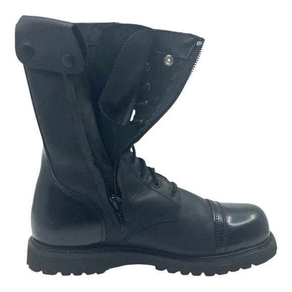 Bates Paratrooper Side Zip With Snap Boot E02184 Men's 11.5 Soft-Toe New in Box - Picture 5 of 13